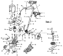 Part Location Diagram of 534130529 Weed Eater Deck Frame